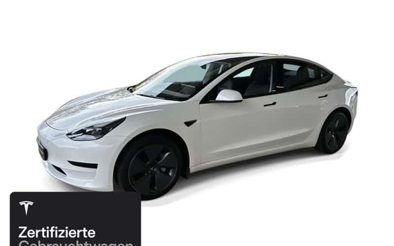 Weiß Gebraucht 2021 Tesla Model 3 RWD Limousine | 25.500 € (Fairer Preis) - Bild 1/4