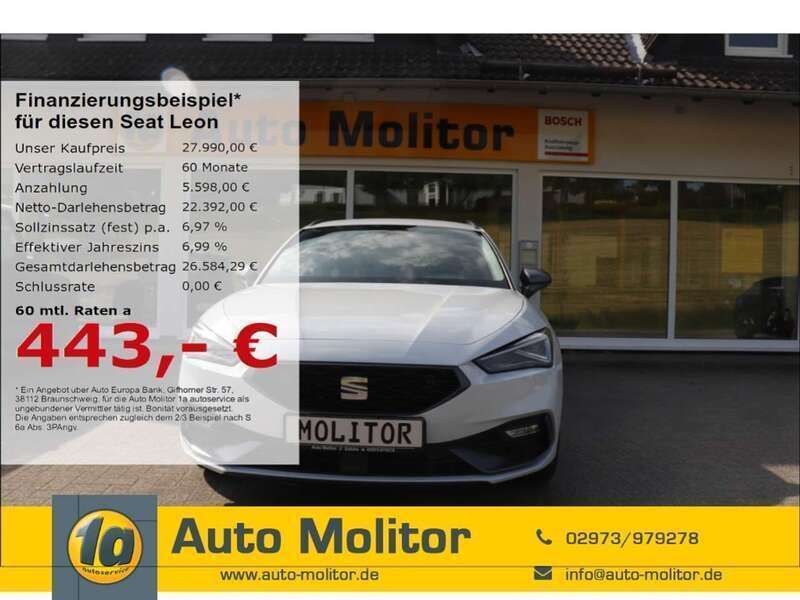 Weiss Gebraucht 2025 Seat Leon FR Kombi | 27.990 € (Guter Preis) - Bild 1/4
