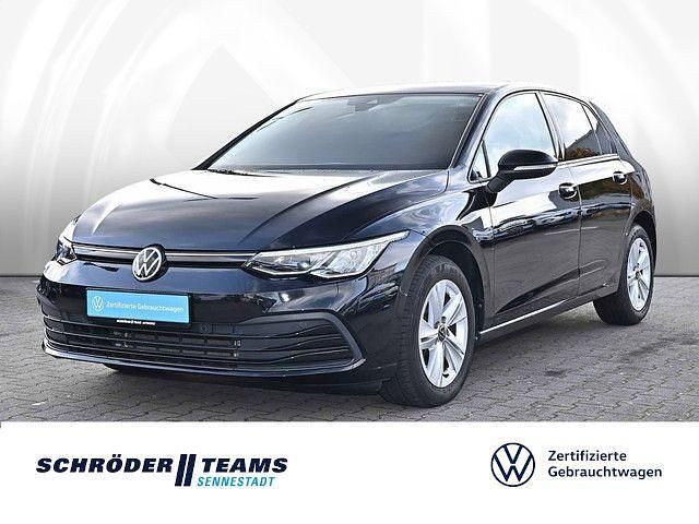 Schwarz Gebraucht 2022 VW Golf Life Limousine | 20.999 € (Fairer Preis) - Bild 1/4