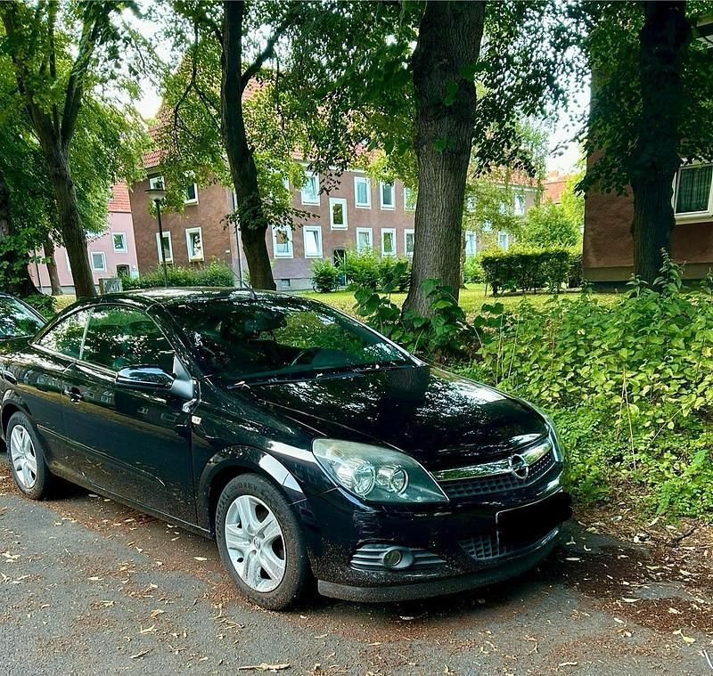 Schwarz Gebraucht 2008 Opel Astra Cabriolet Cabrio | 1.200 € (Superpreis) - Bild 1/4