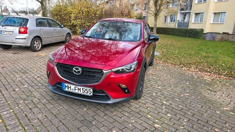 Rot Gebraucht 2021 Mazda CX-3 Homura-Line SUV | 21.200 € (Fairer Preis) - Bild 1/4