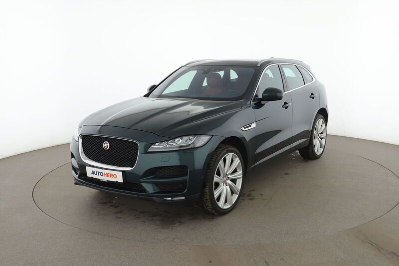 Grün Gebraucht 2016 Jaguar F-Pace Portfolio SUV | 23.470 € (Etwas zu teuer) - Bild 1/4