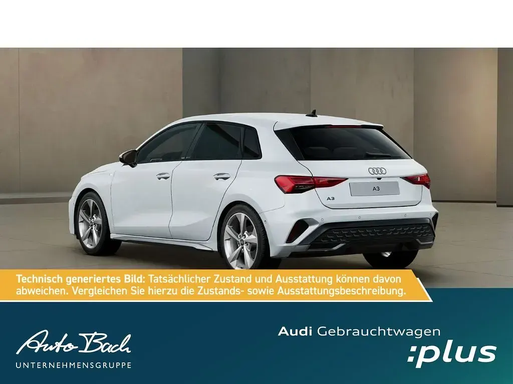Gebraucht Audi A3 S-Line 150 PS (110 kW) 2025 Gletscherweiß metallic Limousine