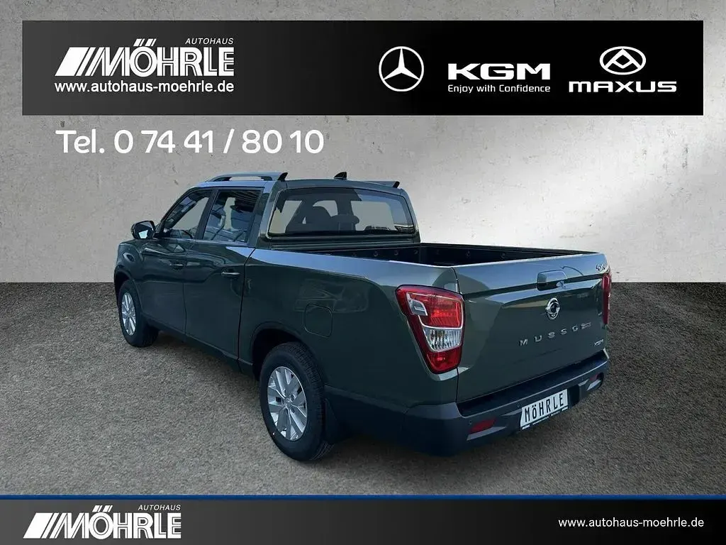 Neu KGM Musso 203 PS (149 kW) 2026 Amazonia green Pickup