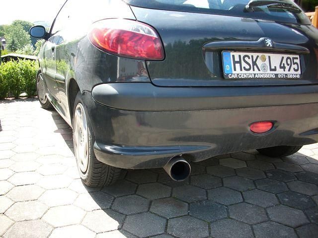 Gebraucht Peugeot 206 75 PS (55 kW) 1999 Schwarz Kleinwagen