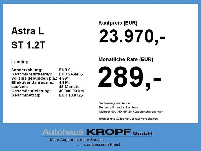 Gebraucht Opel Astra 131 PS (96 kW) 2025 Grau Kombi