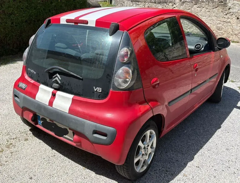 Gebraucht Citroën C1 68 PS (50 kW) 2008 Rot Kleinwagen