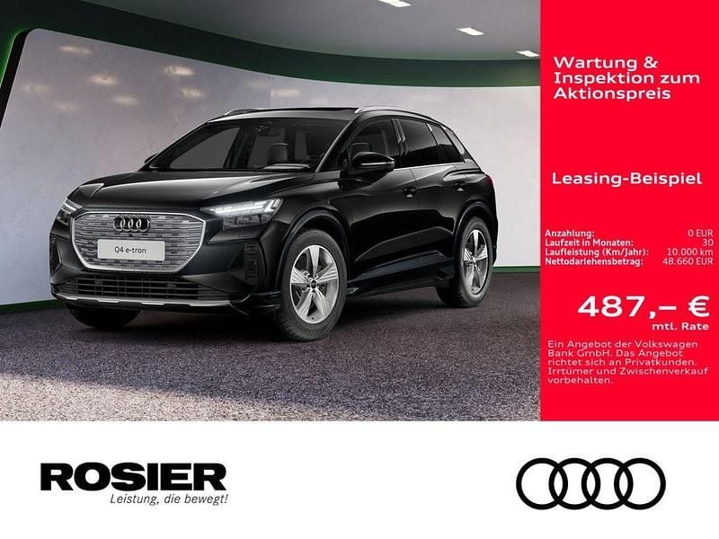 Schwarz / mythosschwarz Gebraucht 2025 Audi Q4 e-tron Comfort SUV | 48.660 € (Fairer Preis) - Bild 1/4