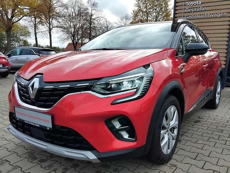 Rot nnp + schwarz gne Gebraucht 2021 Renault Captur Intens SUV | 18.690 € (Guter Preis) - Bild 1/4