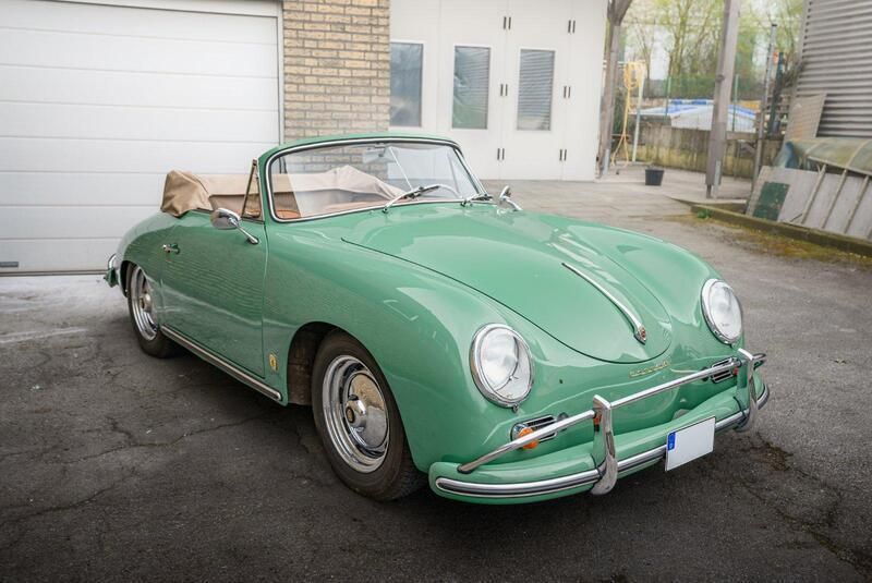 Grün Gebraucht 1959 Porsche 356 Cabrio | 125.900 € - Bild 1/4
