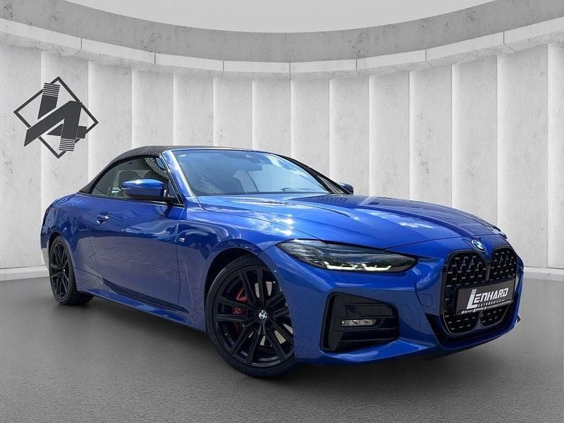 Portimao blau metallic Gebraucht 2022 BMW 420 Shadowline Cabrio | 39.490 € (Guter Preis) - Bild 1/4