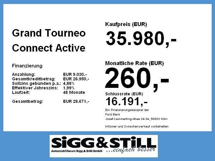 Neu Ford Grand Tourneo Connect Active 122 PS (89 kW) 2025 Boundless blue Van / Kleinbus
