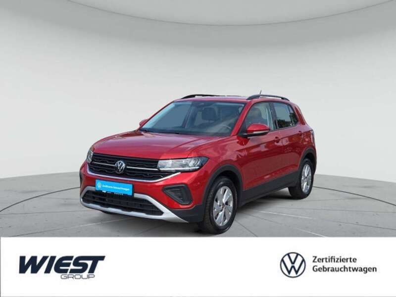 Kings red metallic Gebraucht 2024 VW T-Cross Life SUV | 23.280 € (Fairer Preis) - Bild 1/4