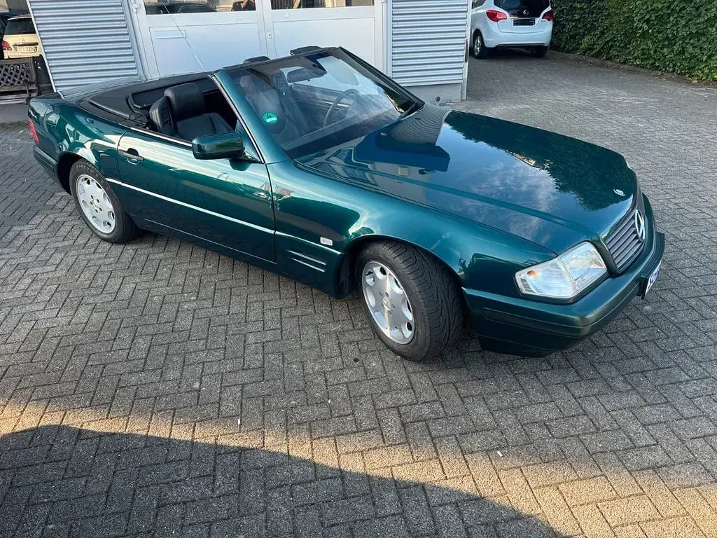 Gebraucht Mercedes SL320 231 PS (169 kW) 1997 Grün Cabrio