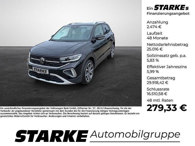 Deep black perleffekt Gebraucht 2025 VW T-Cross Style SUV | 27.490 € (Fairer Preis) - Bild 1/4