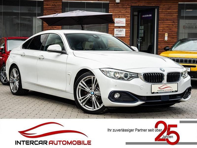 Mineralweiss metallic Gebraucht 2016 BMW 420 Gran Coupé Sport Line Coupé | 14.950 € (Fairer Preis) - Bild 1/4