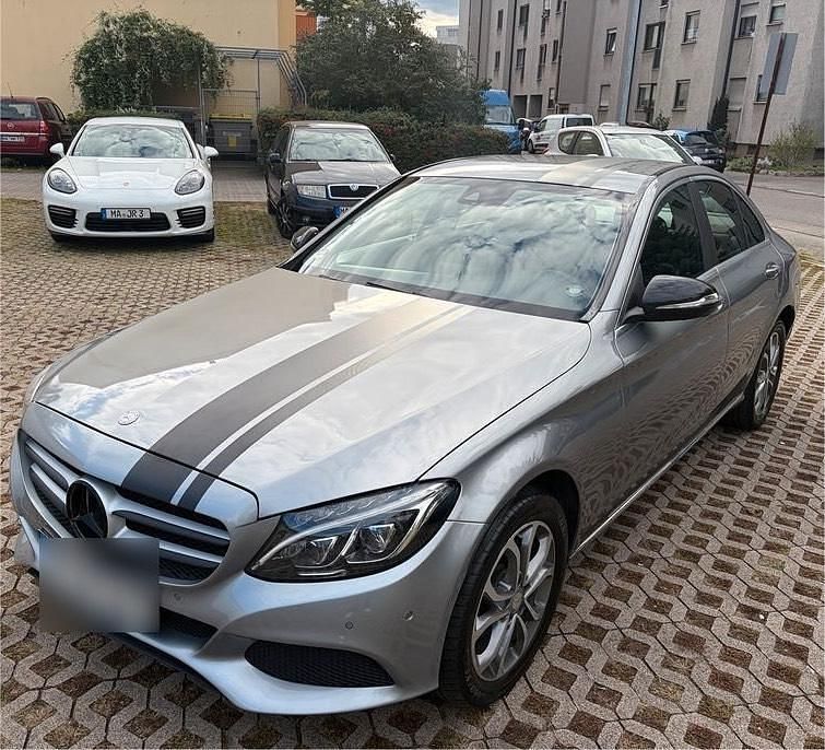 Grau Gebraucht 2015 Mercedes C220 Limousine | 14.500 € (Guter Preis) - Bild 1/4
