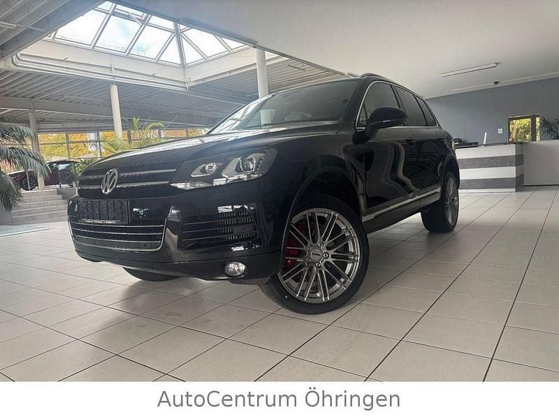 Schwarz Gebraucht 2013 VW Touareg SUV | 15.980 € (Guter Preis) - Bild 1/4