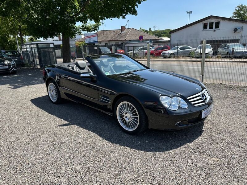 Obsidianschwarz metalliclack Gebraucht 2004 Mercedes SL350 Cabrio | 19.999 € (Superpreis) - Bild 1/4