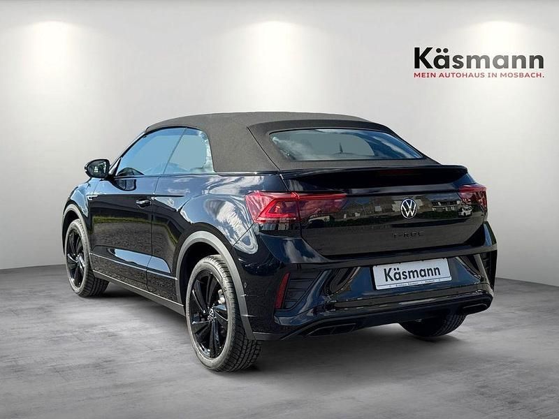 Neu VW T-Roc Cabriolet R-line 150 PS (110 kW) 2025 Schwarz (deep black perleffekt) Cabrio