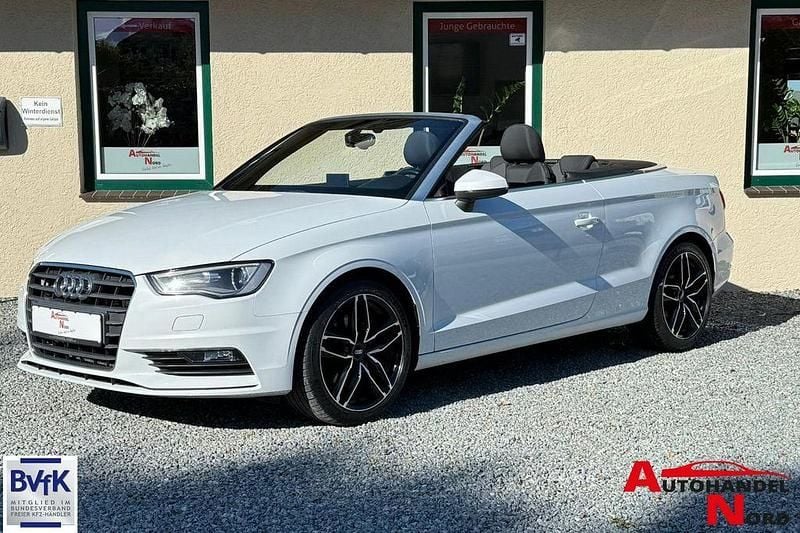 Weiß Gebraucht 2014 Audi A3 Cabriolet Ambition Cabrio | 14.485 € (Fairer Preis) - Bild 1/4