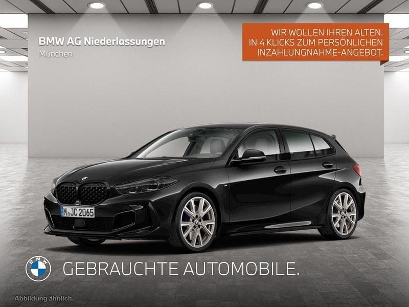 Schwarz Gebraucht 2022 BMW M135 M Performance Kleinwagen | 36.980 € (Fairer Preis) - Bild 1/4