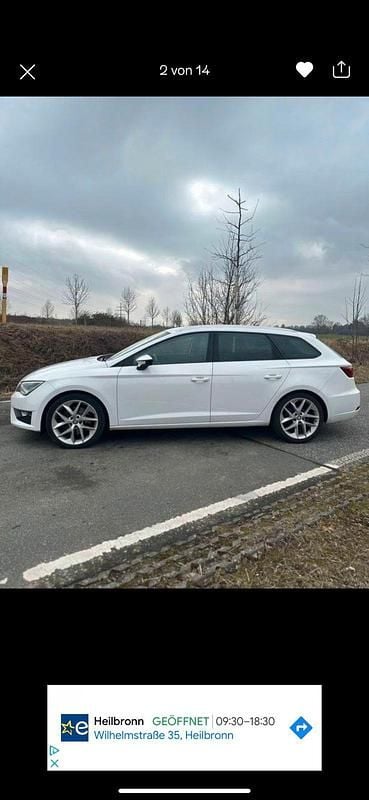 Weiß Gebraucht 2015 Seat Leon FR Kombi | 9.400 € (Guter Preis) - Bild 1/4