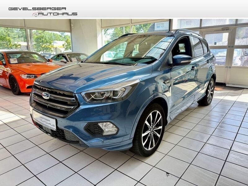 Blau Gebraucht 2019 Ford Kuga ST-Line SUV | 16.980 € (Guter Preis) - Bild 1/4