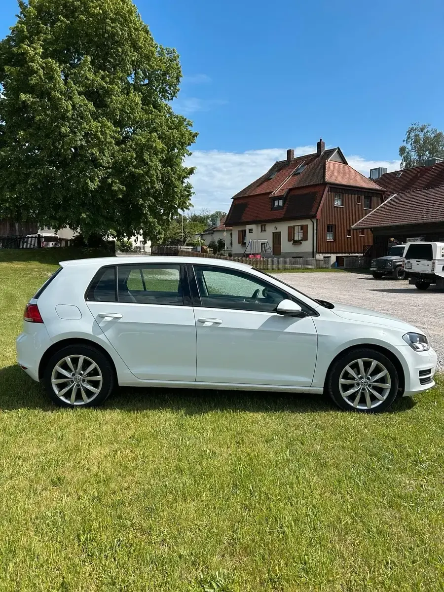 Gebraucht VW Golf VII 110 PS (80 kW) 2014 Weiß Kleinwagen