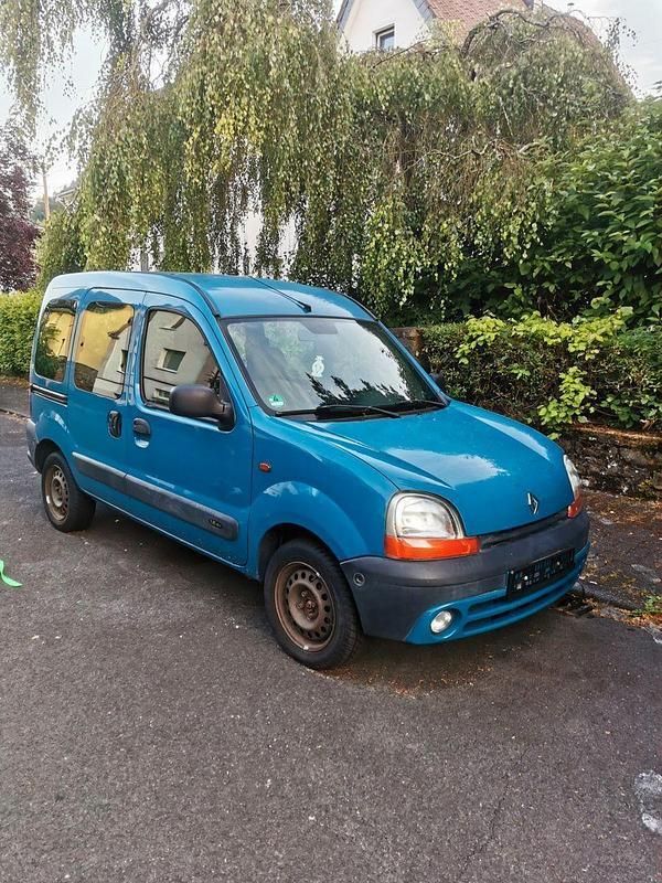 Blau Gebraucht 2002 Renault Kangoo Expression Van / Kleinbus | 1.300 € (Superpreis) - Bild 1/4