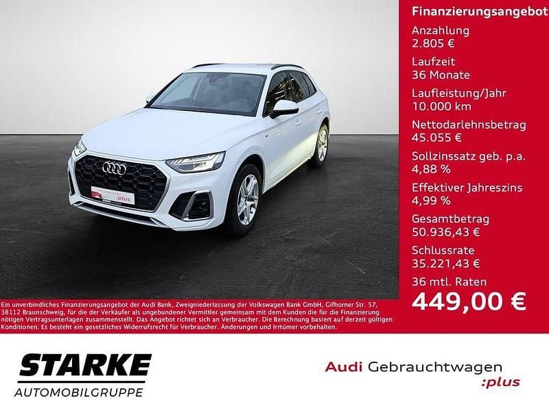 Gebraucht Audi Q5 S-Line 204 PS (150 kW) 2024 Weiß SUV
