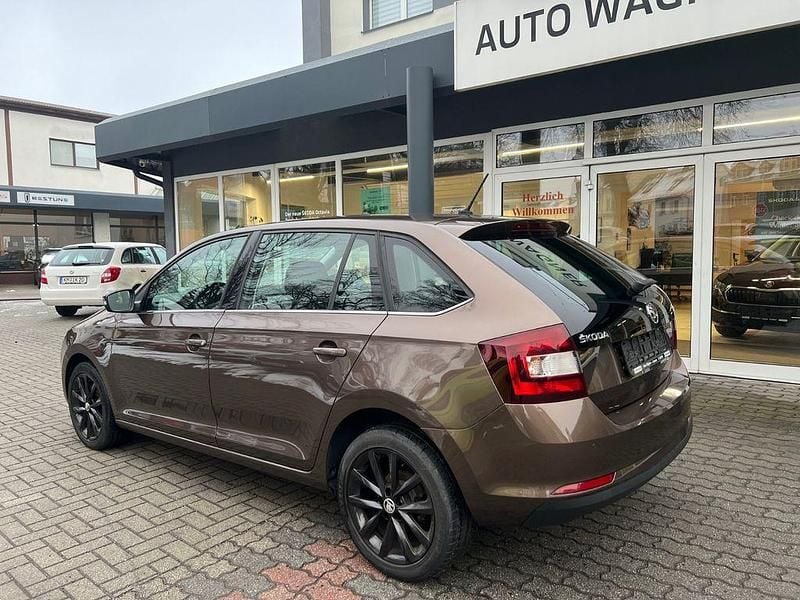 Gebraucht Skoda Rapid Style 110 PS (80 kW) 2018 Braun Kleinwagen