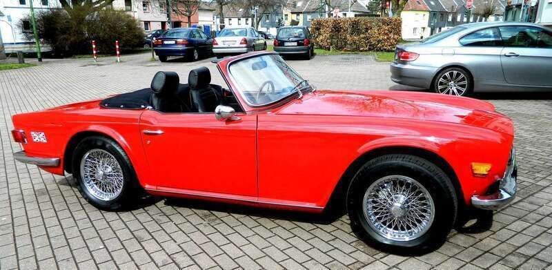 Rot Gebraucht 1971 Triumph TR6 Cabrio | 27.000 € - Bild 1/4