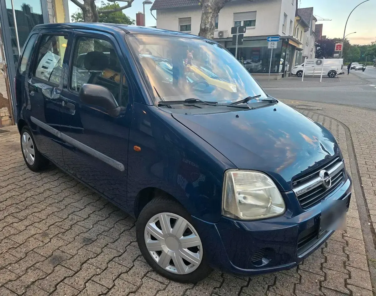 Gebraucht Opel Agila 60 PS (44 kW) 2003 Blau Van / Kleinbus