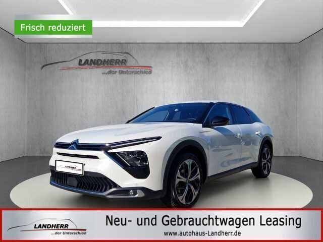 Perlmutt weiss (metallic) Gebraucht 2024 Citroën C5 X PureTech Limousine | 21.800 € (Superpreis) - Bild 1/4