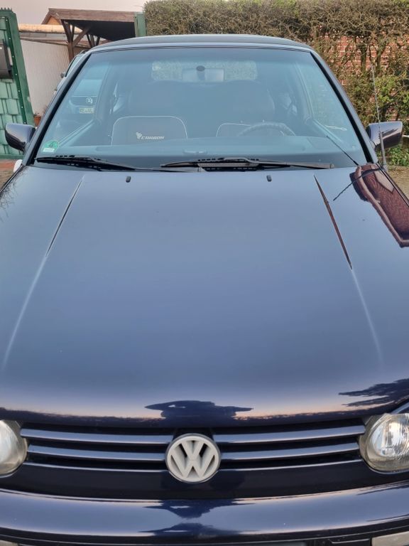 Blau Gebraucht 1996 VW Golf Cabriolet Cabrio | 4.499 € (Teuer) - Bild 1/4