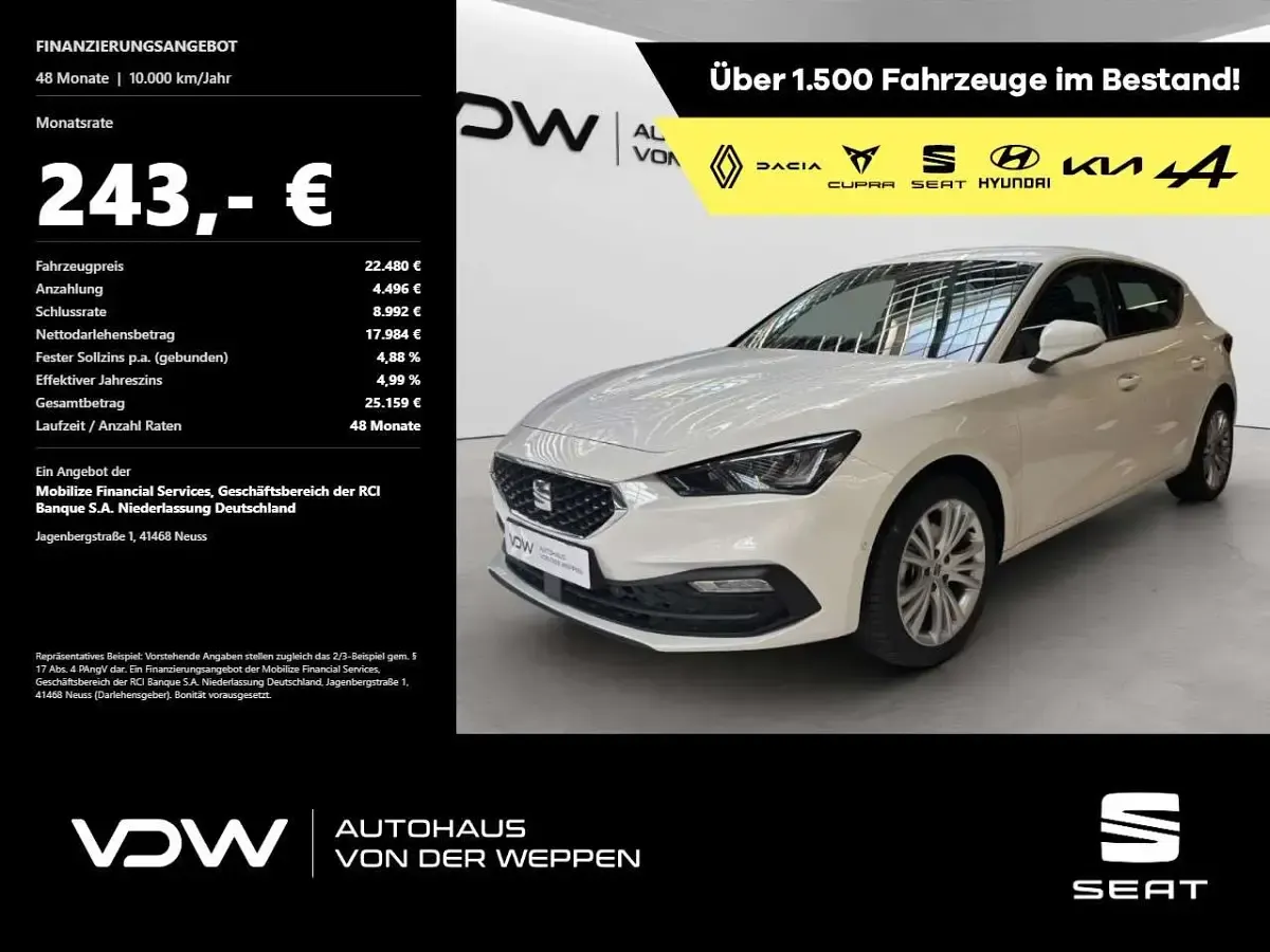 Gebraucht Seat Leon Style 110 PS (80 kW) 2024 Limousine