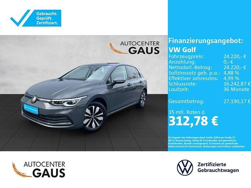Gebraucht VW Golf VIII Move 110 PS (80 kW) 2024 Grau Limousine