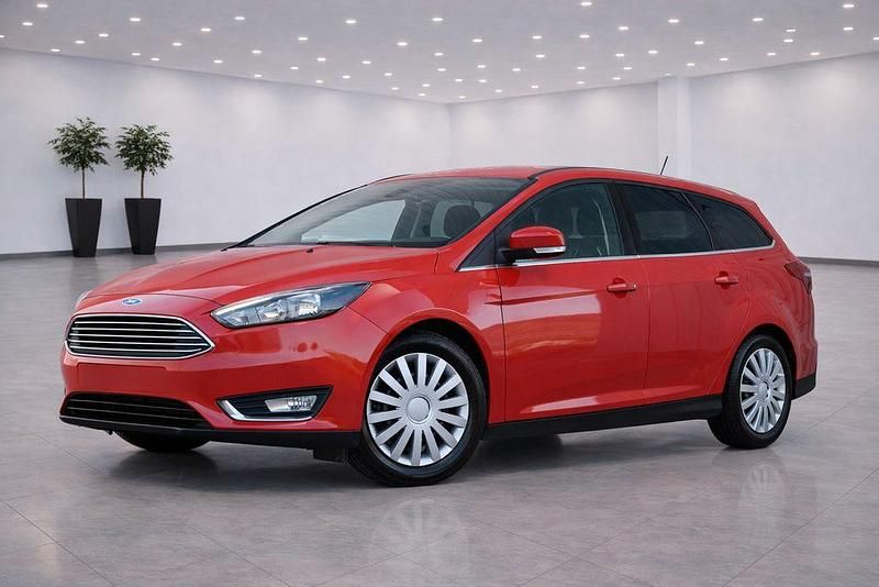 Gebraucht Ford Focus Titanium 125 PS (91 kW) 2017 Rot Kombi