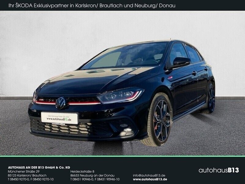 Deep black perleffekt (schwarz) Gebraucht 2023 VW Polo GTI Limousine | 23.990 € (Guter Preis) - Bild 1/4