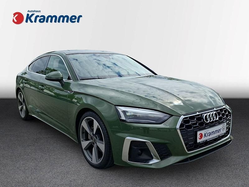Gebraucht Audi A5 Sportback S-Line 204 PS (150 kW) 2023 Grün Kleinwagen