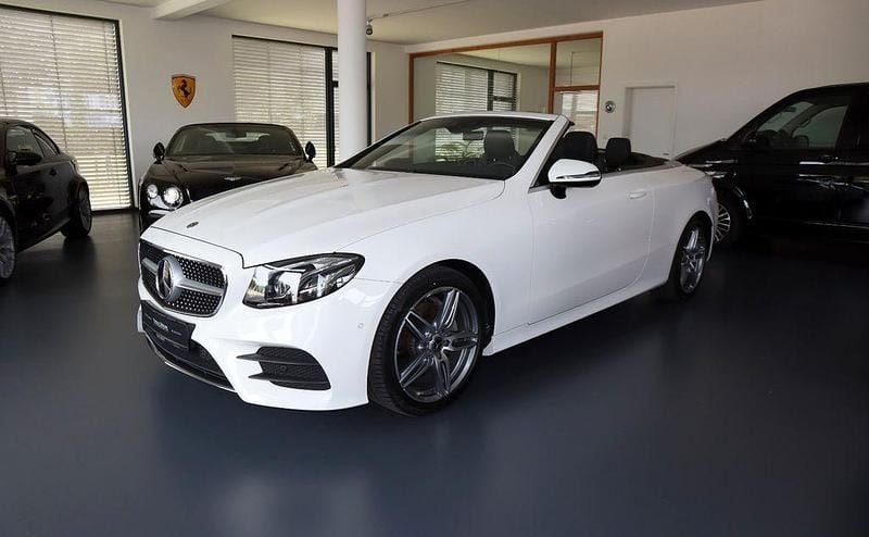 Polarweiss unilack Gebraucht 2017 Mercedes E200 AMG Cabrio | 36.800 € (Fairer Preis) - Bild 1/4