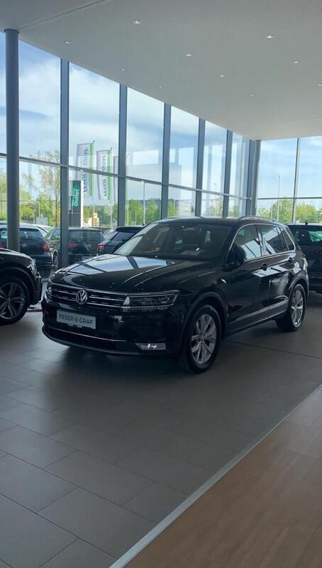 Schwarz Gebraucht 2016 VW Tiguan Highline SUV | 21.200 € (Fairer Preis) - Bild 1/4