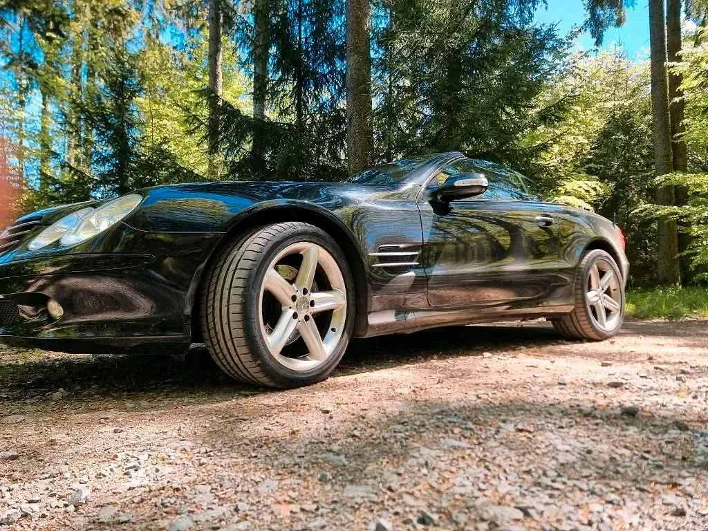 Gebraucht Mercedes SL500 306 PS (225 kW) 2002 Schwarz Cabrio