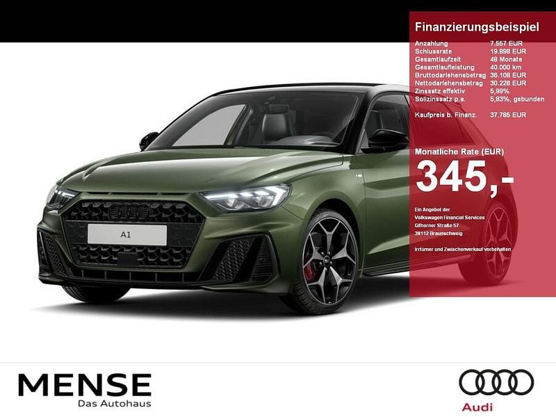 Distriktgrün Gebraucht 2025 Audi A1 Sportback S-Line Kleinwagen | 36.985 € (Etwas zu teuer) - Bild 1/4