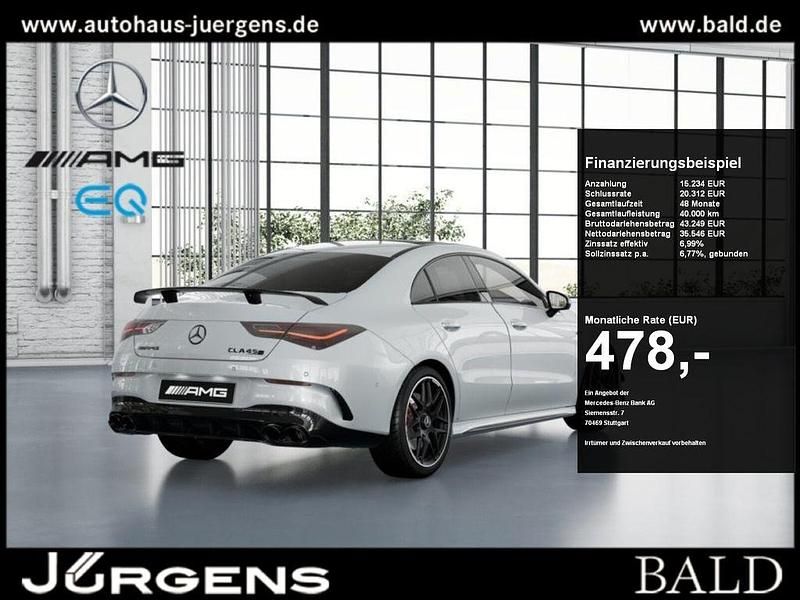 Digitalweiß Gebraucht 2023 Mercedes CLA45 AMG AMG Coupé | 50.780 € (Superpreis) - Bild 1/4