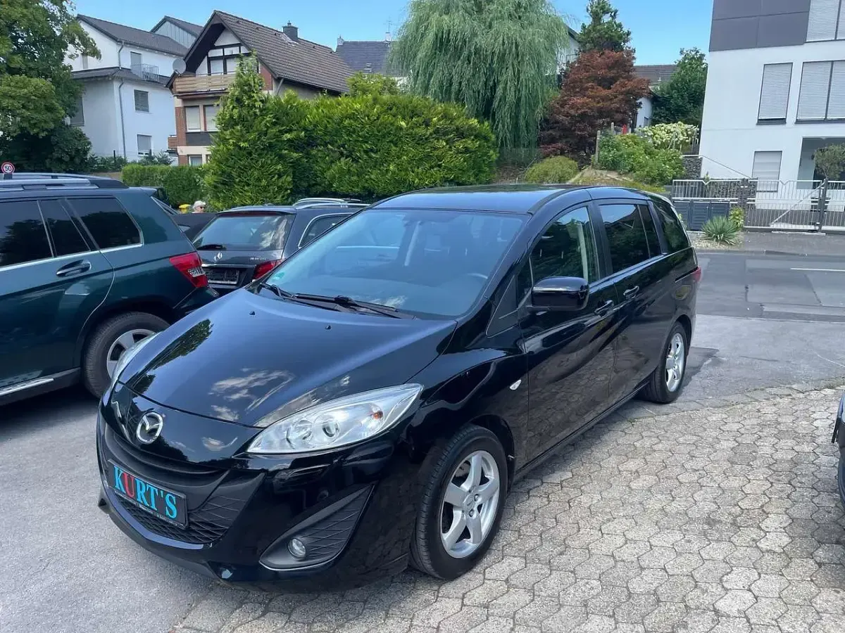 Gebraucht Mazda 5 Center-Line 150 PS (110 kW) 2011 Brillantschwarz Van / Kleinbus