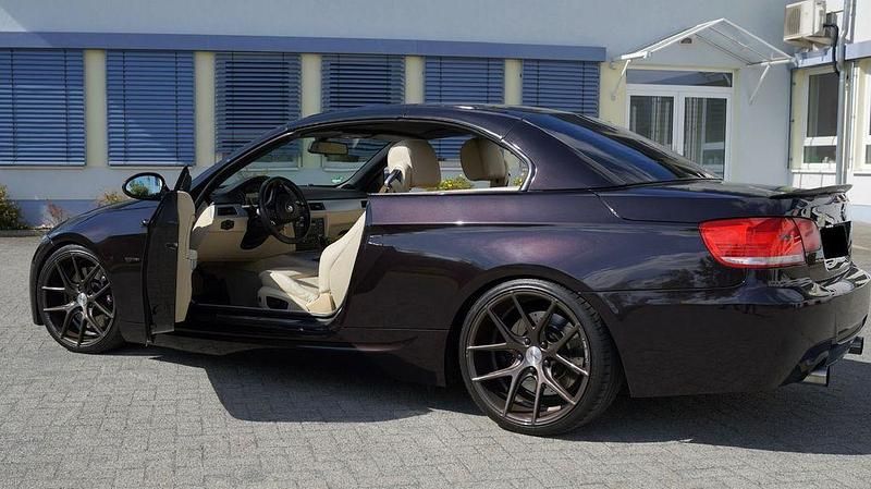 Schwarz Gebraucht 2008 BMW 335 Cabriolet Performance Cabrio | 19.990 € (Teuer) - Bild 1/4