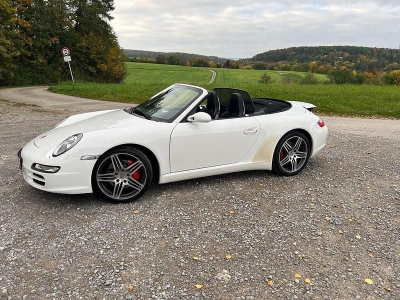 Weiß Gebraucht 2008 Porsche 911 Carrera 4S Cabriolet Cabrio | 61.790 € (Etwas zu teuer) - Bild 1/4