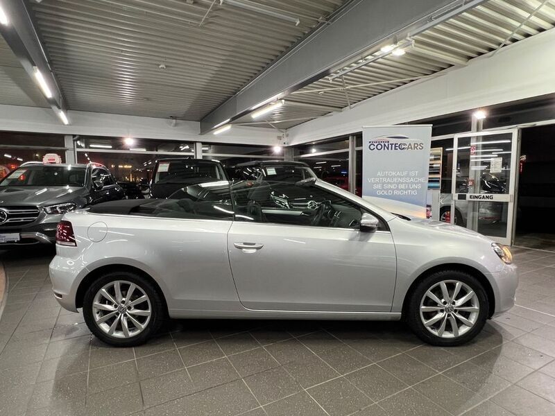 Silber Gebraucht 2014 VW Golf Cabriolet Comfortline Cabrio | 10.999 € (Fairer Preis) - Bild 1/4